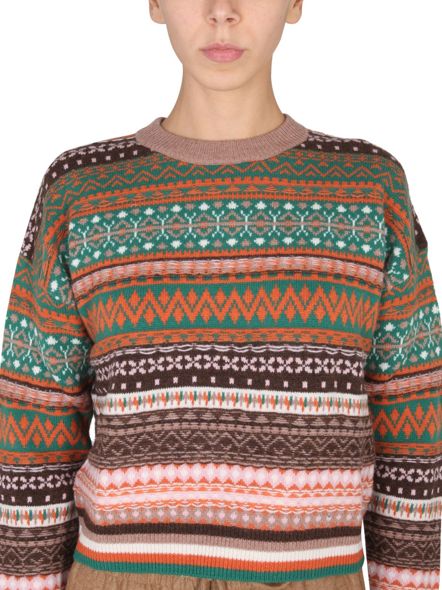BALLANTYNE Multicolor Crewneck Sweater for Women