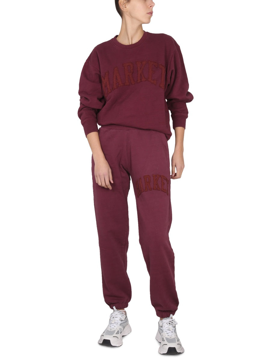 MARKET Vintage Wash Cross-Neck Sweatshirt