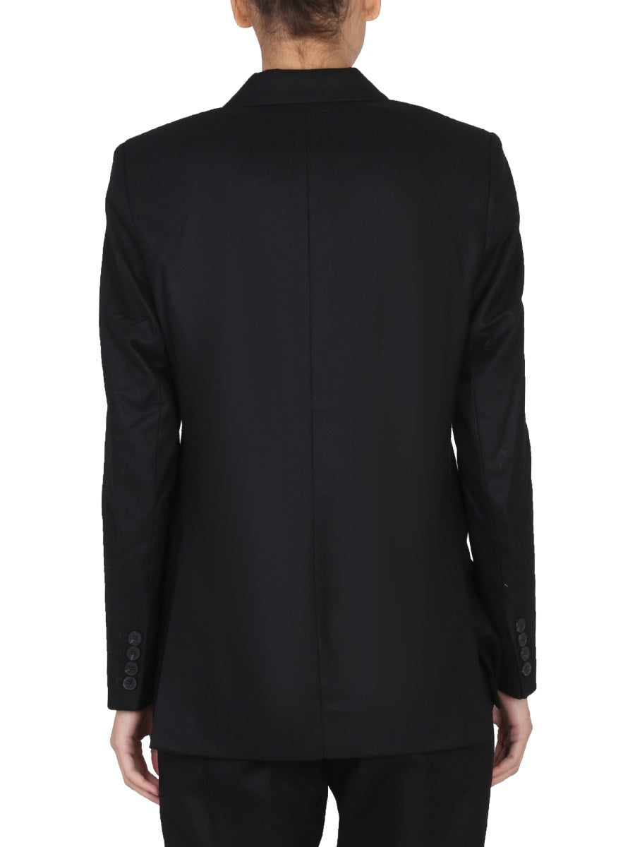 REMAIN BIRGER CHRISTENSEN Peaked Lapel Double-Breasted Mini Jacket
