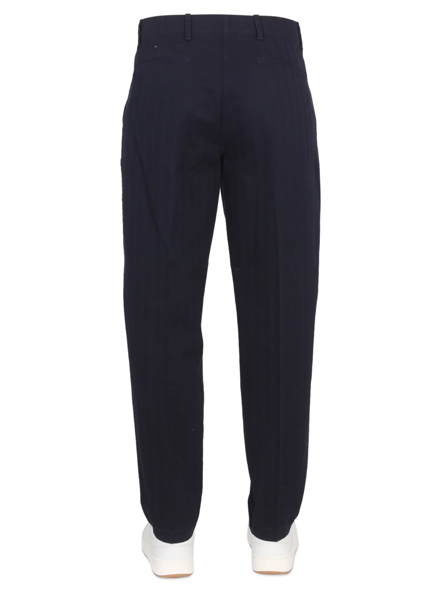 PS BY PAUL SMITH Men's Twill Pants with Button Closure