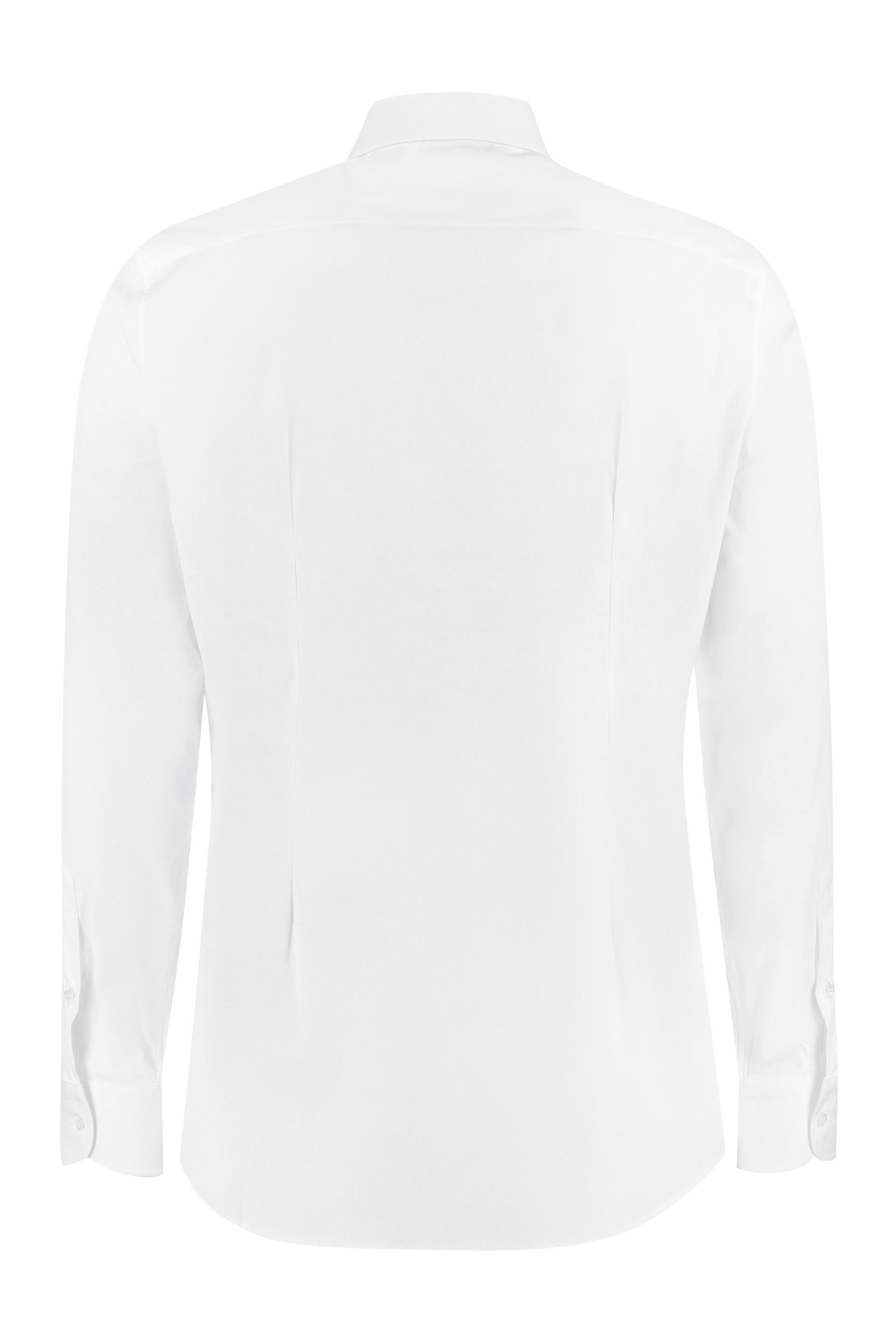 GUCCI Regular Fit Stretch Cotton Poplin Shirt - Size 16