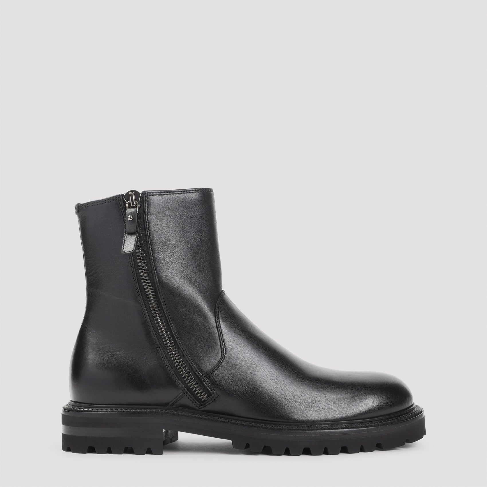 GIORGIO ARMANI Men's Premium Leather Boots