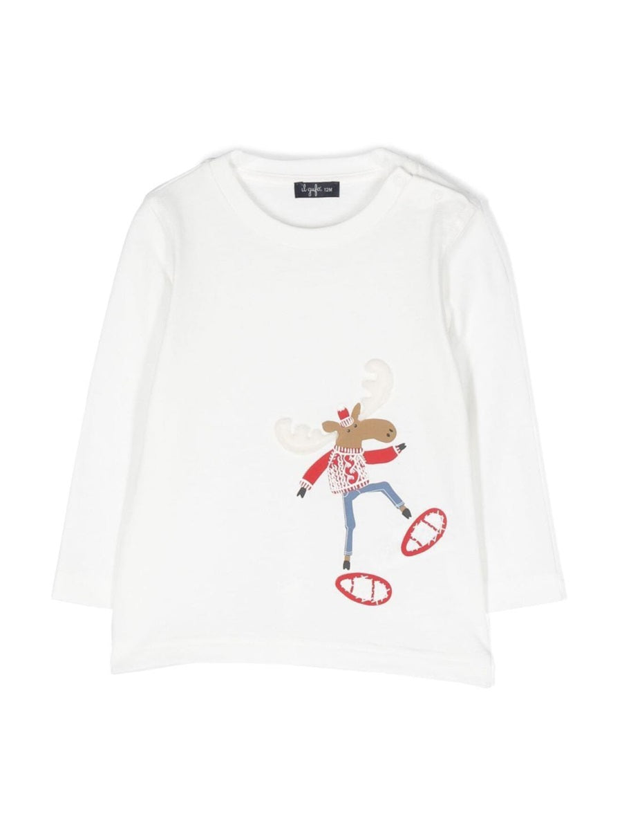 IL GUFO Mini Reindeer T-Shirt for Boys