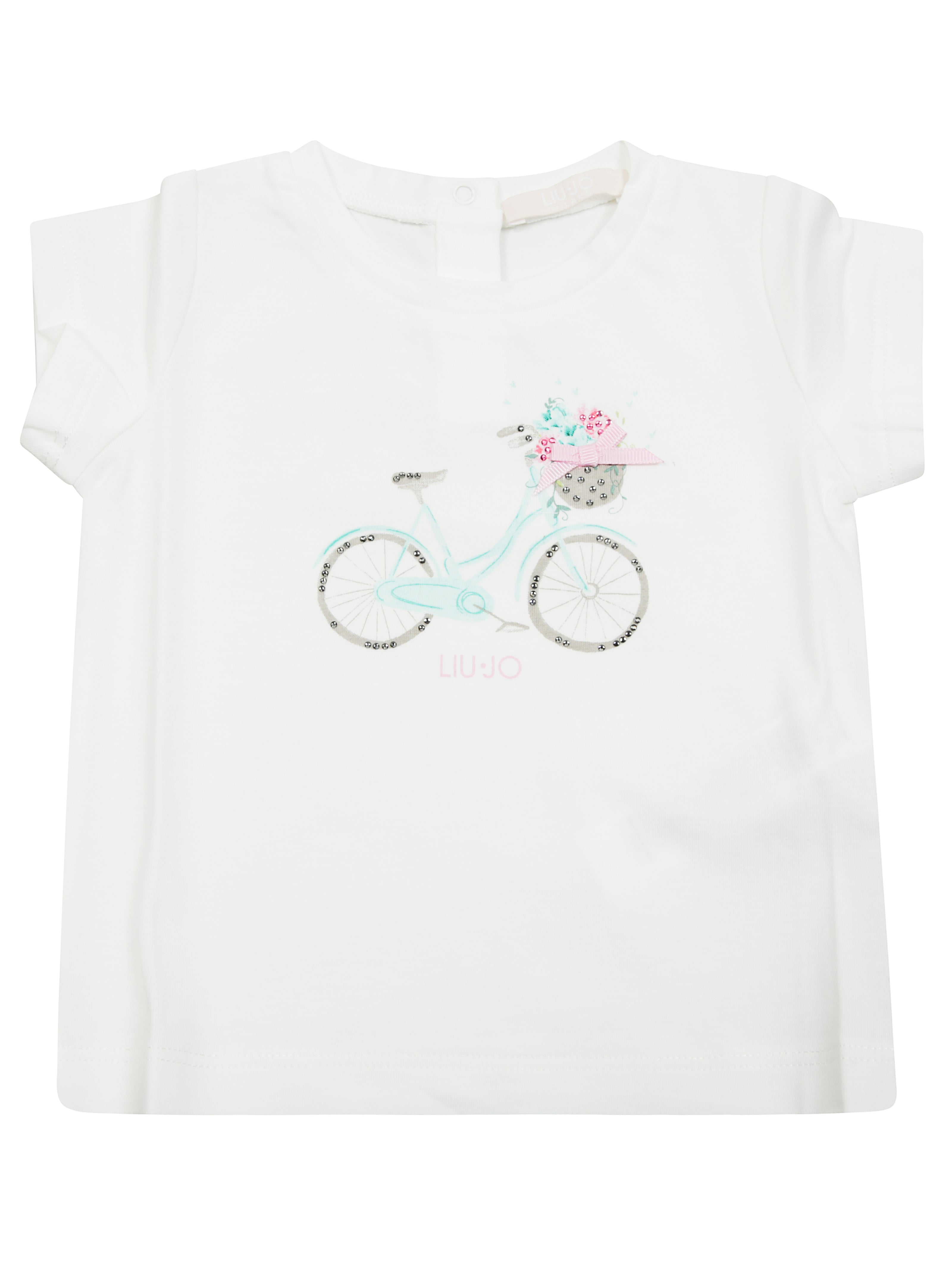 LIU JO KIDS Mini Short Sleeve Bicycle Print T-Shirt