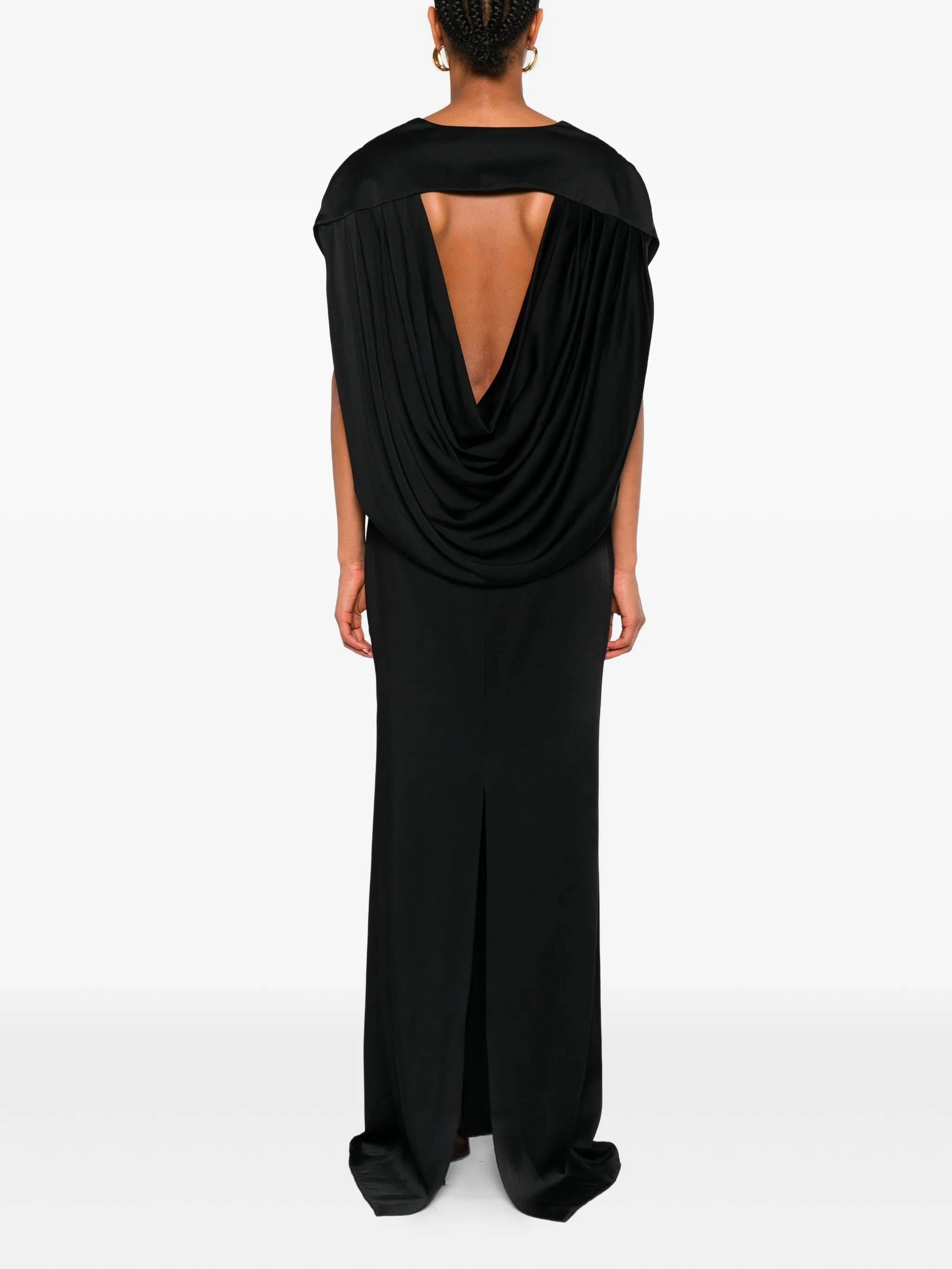 STELLA MCCARTNEY Maxi Dress with Plunge Neckline - Size 40