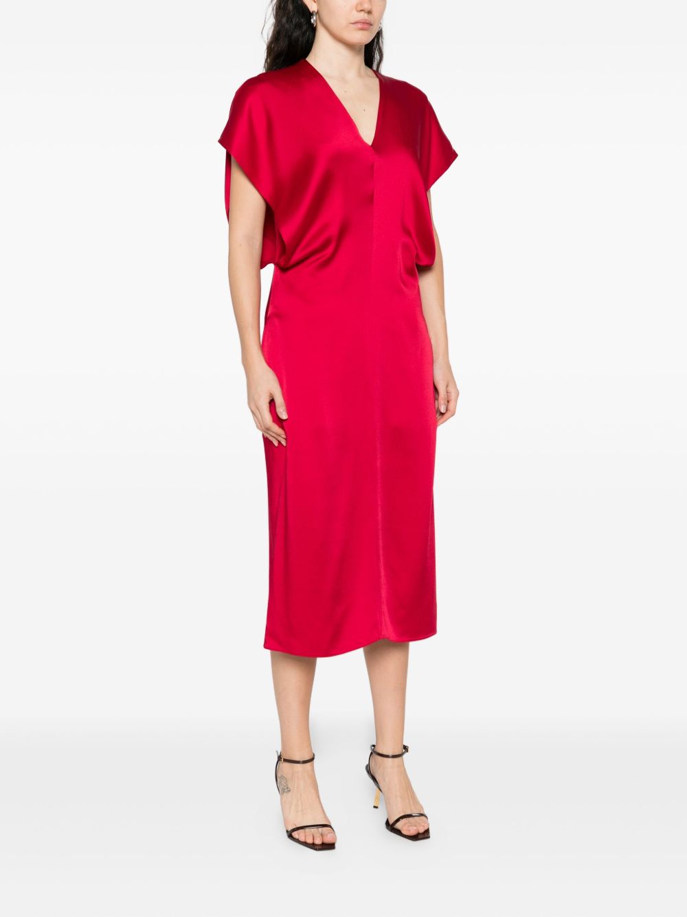 STELLA MCCARTNEY V-Necked Midi Dress for Women