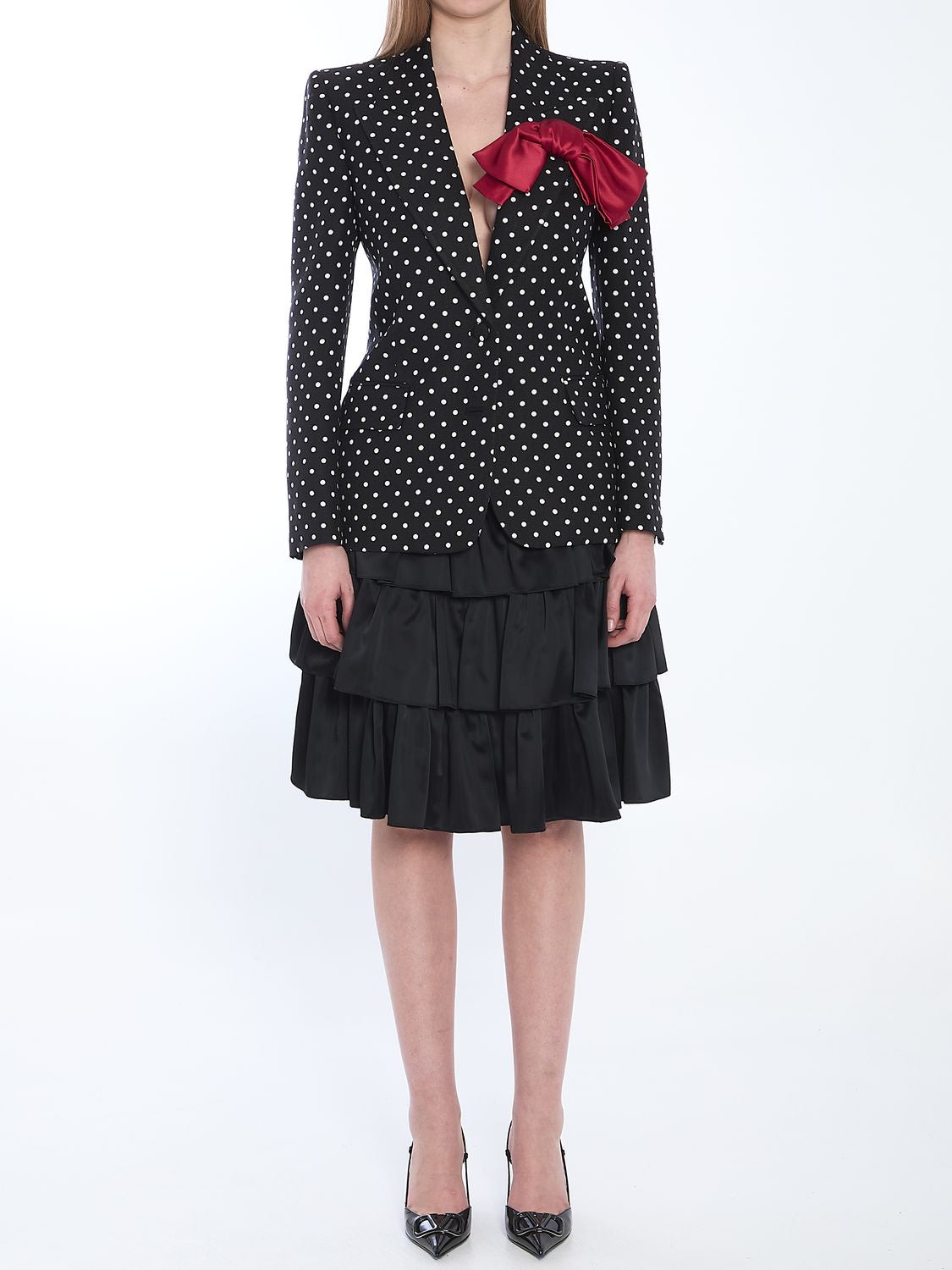 VALENTINO GARAVANI Elegantly Crafted Women's Jacket with Plusdepois Print - Size 42