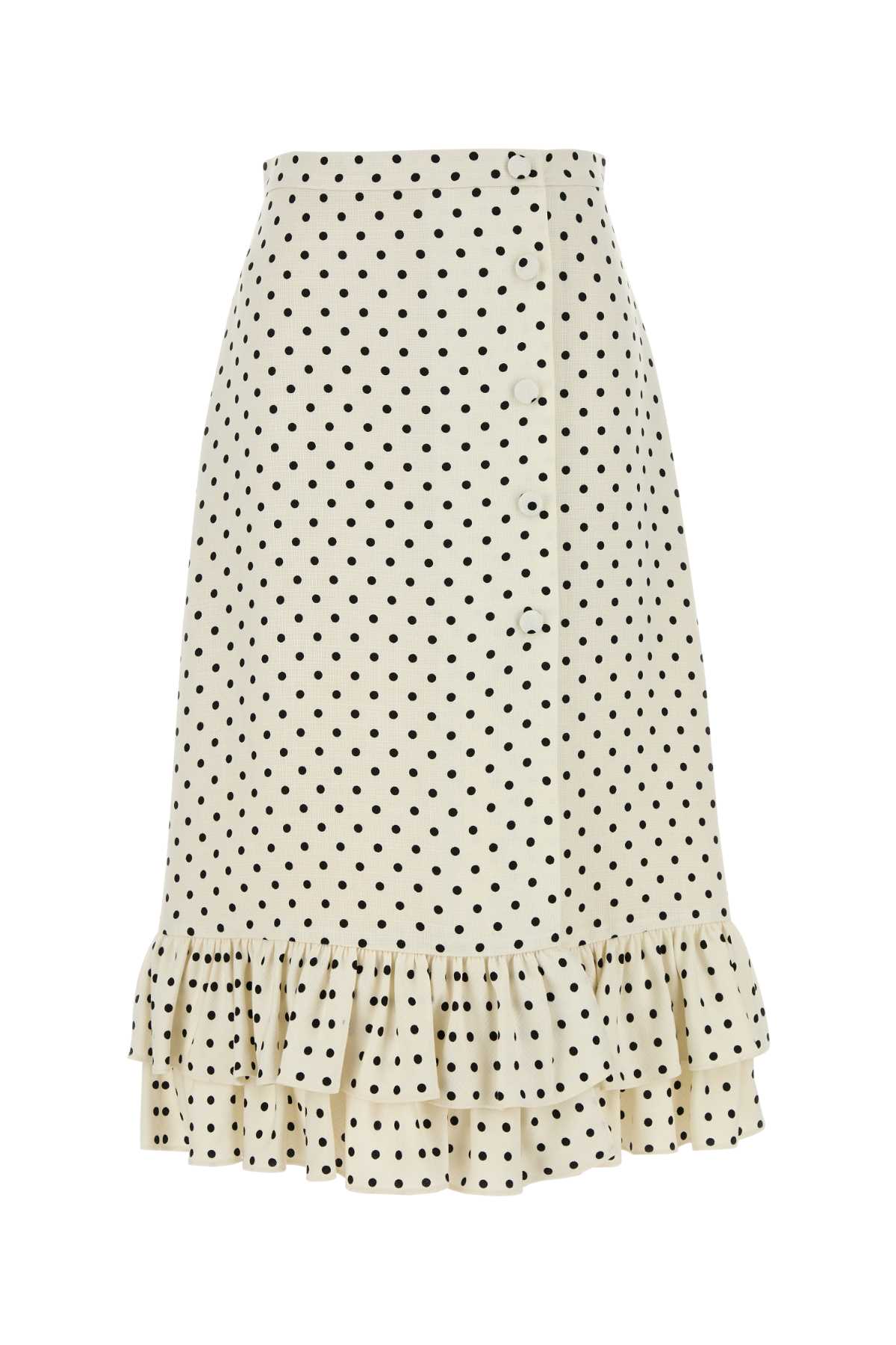 VALENTINO GARAVANI Stylish Printed Viscose Skirt
