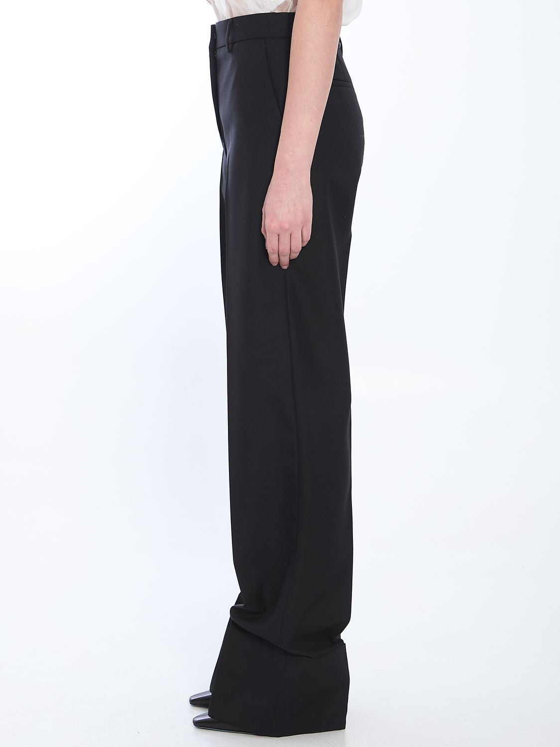 VALENTINO GARAVANI Wool Trousers for Women - SS25 Collection