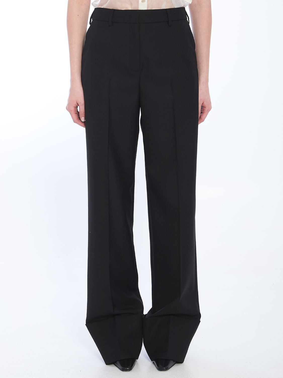 VALENTINO GARAVANI Wool Trousers for Women - SS25 Collection