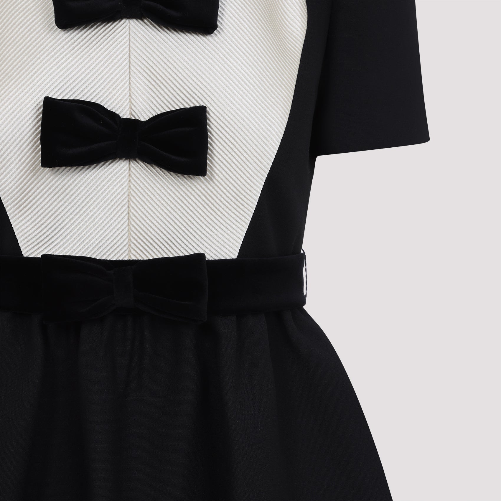 VALENTINO Chic Wool Blend Mini Dress