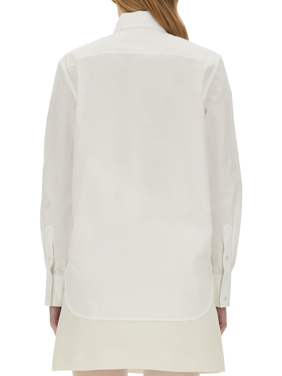 VALENTINO Cotton Poplin Shirt - Regular Fit (Size 40 IT)