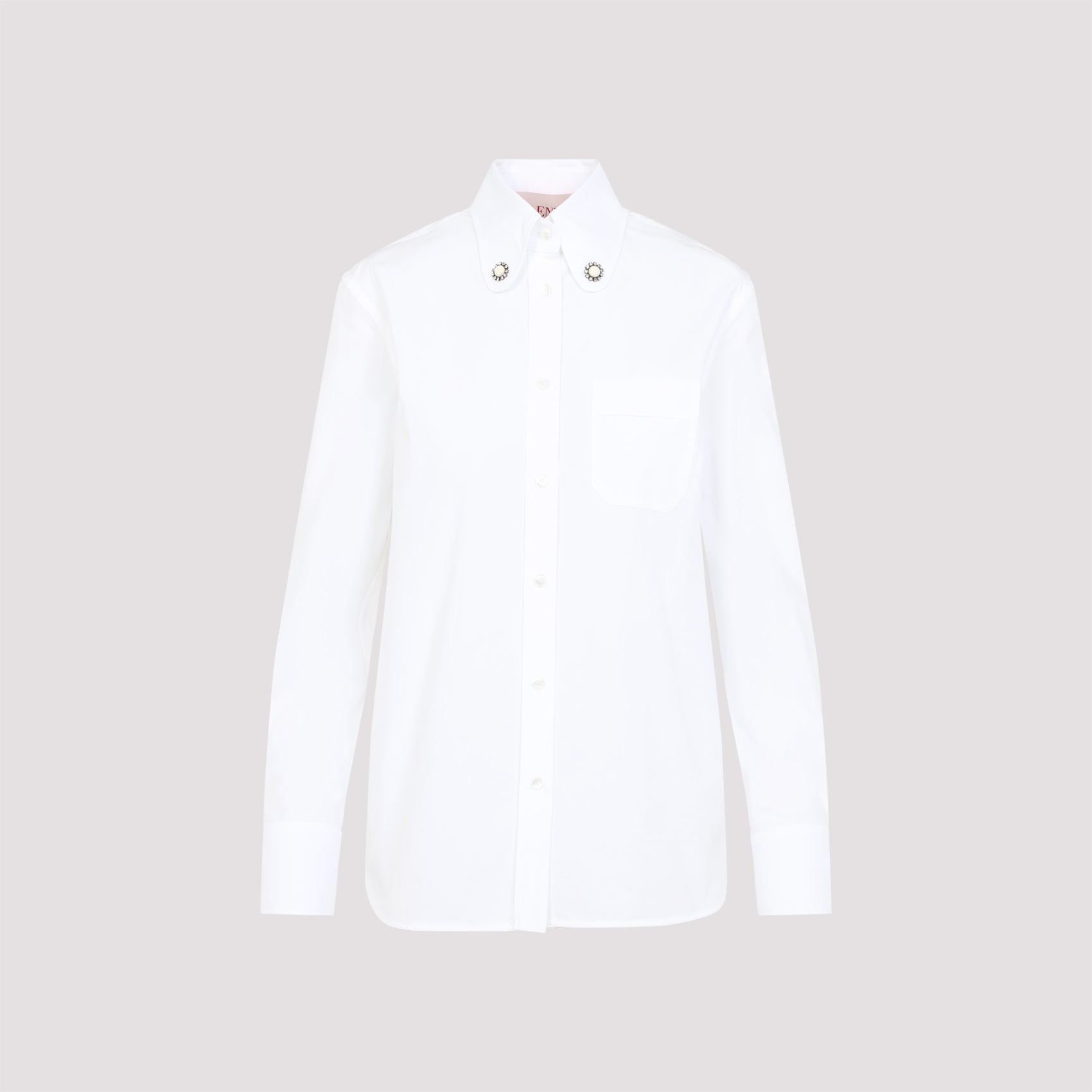 VALENTINO Cotton Poplin Shirt - Regular Fit (Size 40 IT)