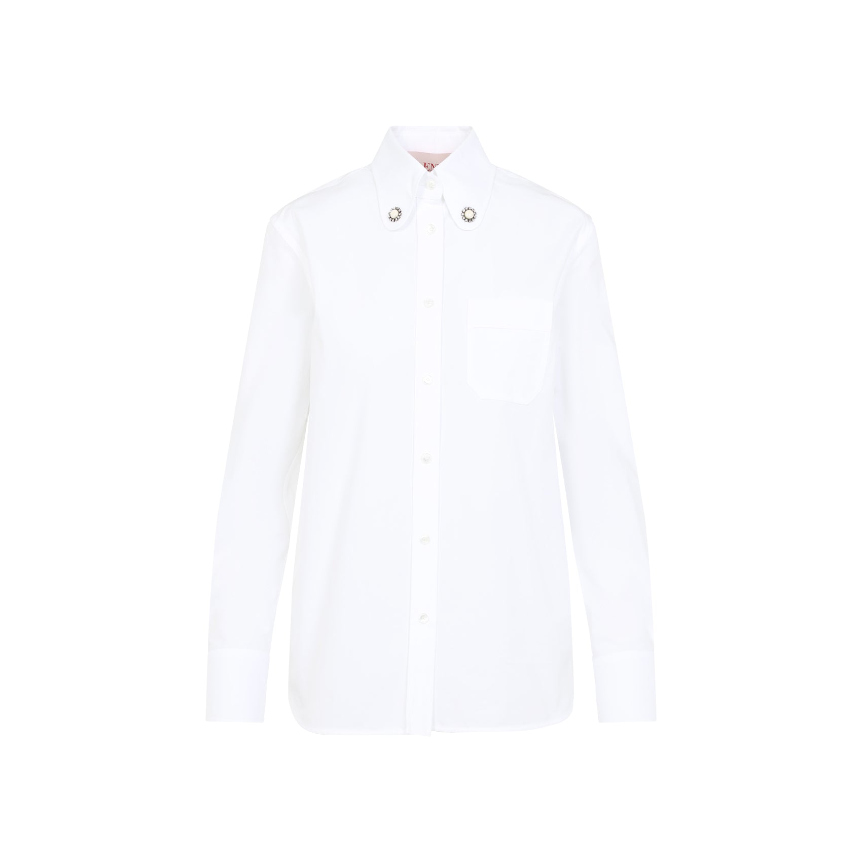 VALENTINO Cotton Poplin Shirt - Regular Fit (Size 40 IT)