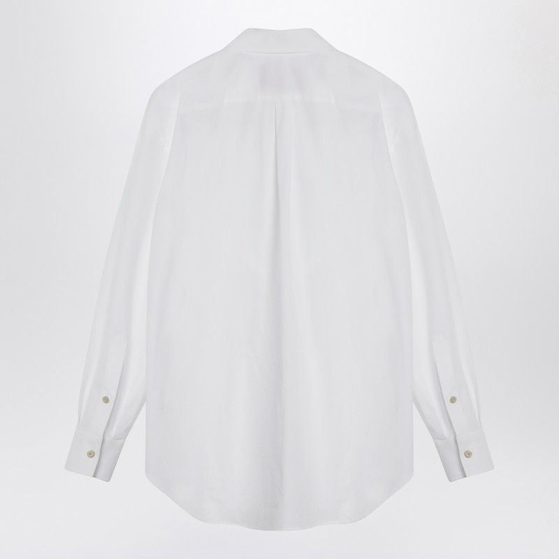 VALENTINO Cotton Shirt with Ruffles