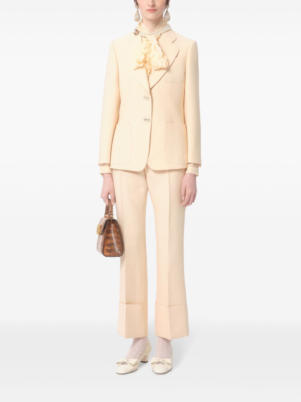 VALENTINO GARAVANI Women's Solid Crepe Jacket - Spring/Summer 2025