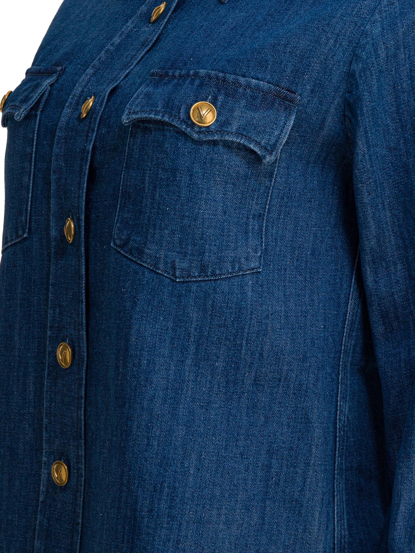 VALENTINO Western Style Long Sleeve Shirt - Regular Fit