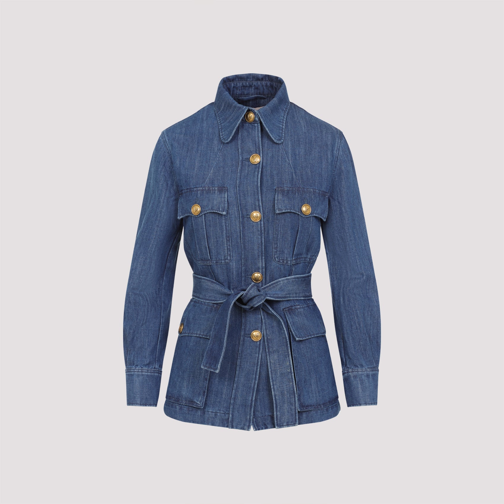 VALENTINO Denim Overshirt Jacket for Women