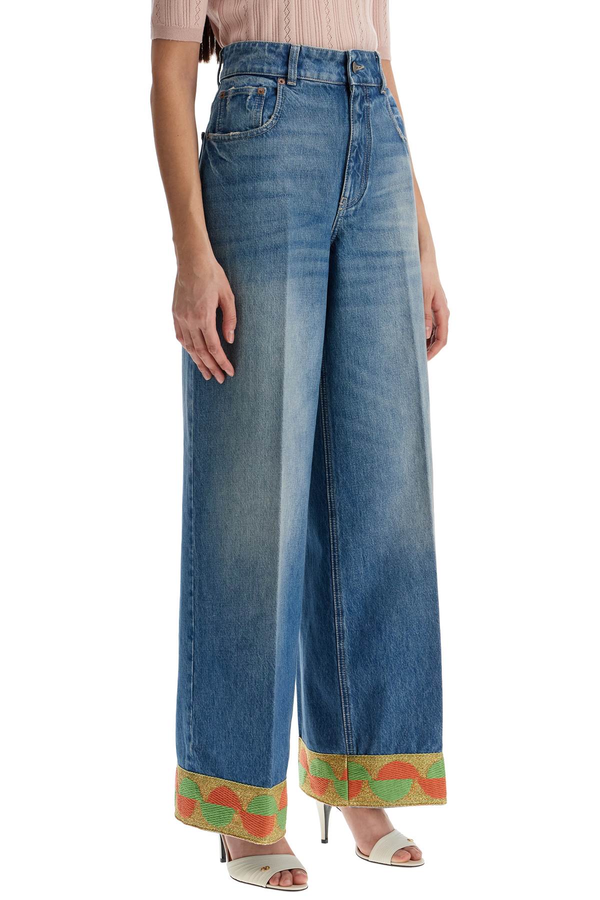 VALENTINO GARAVANI Denim Trousers for Women - SS25 Collection