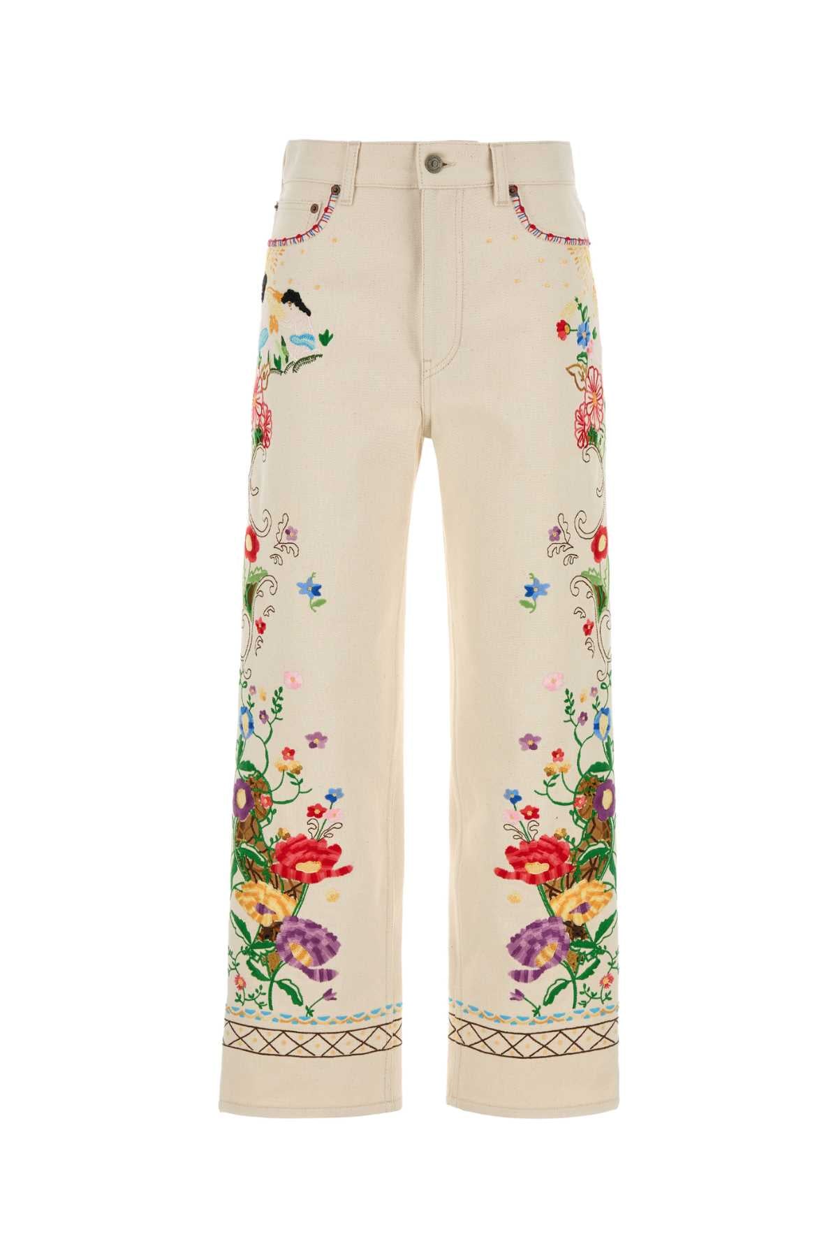VALENTINO GARAVANI Melange Denim Jeans for Women - SS25 Collection