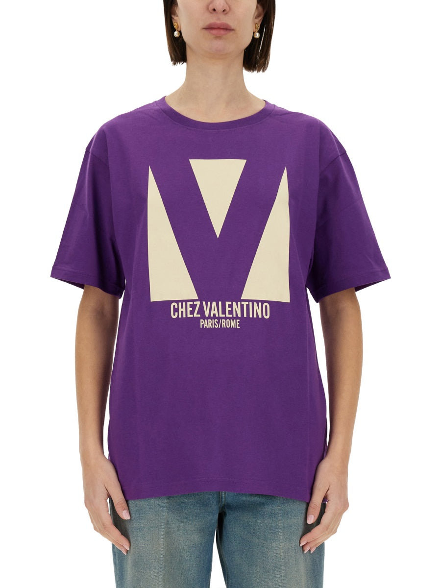 VALENTINO Classic Print T-Shirt - XS