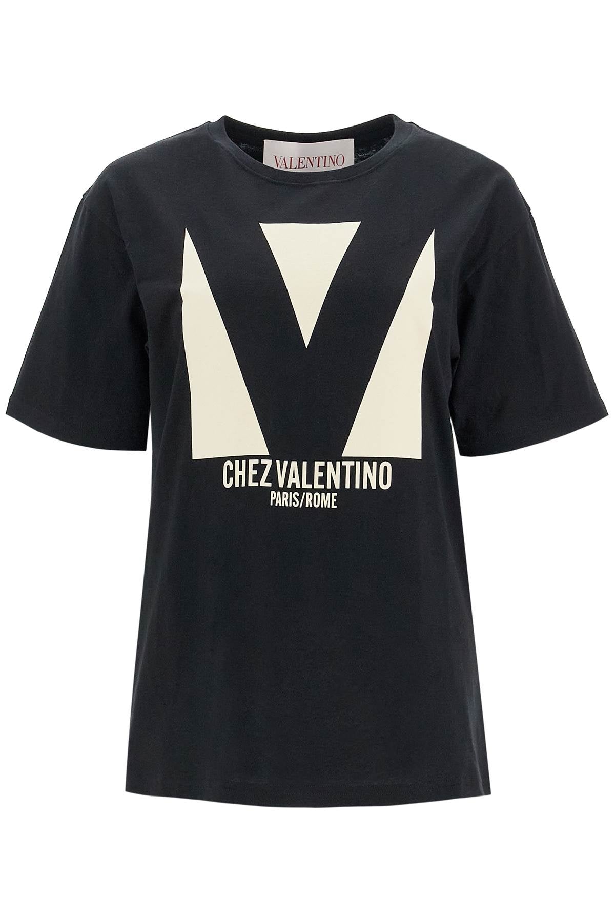 VALENTINO Chic Mini Print T-Shirt - Regular Fit