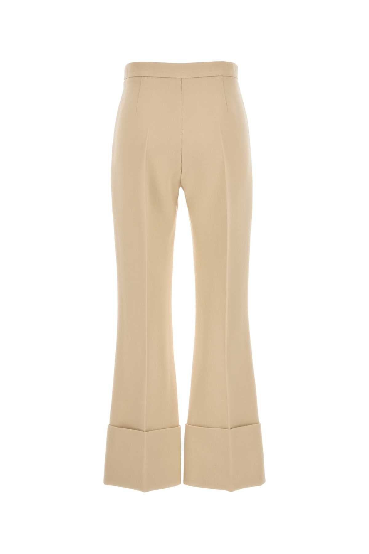 VALENTINO GARAVANI Cream Wool Trousers for Women - SS25 Collection