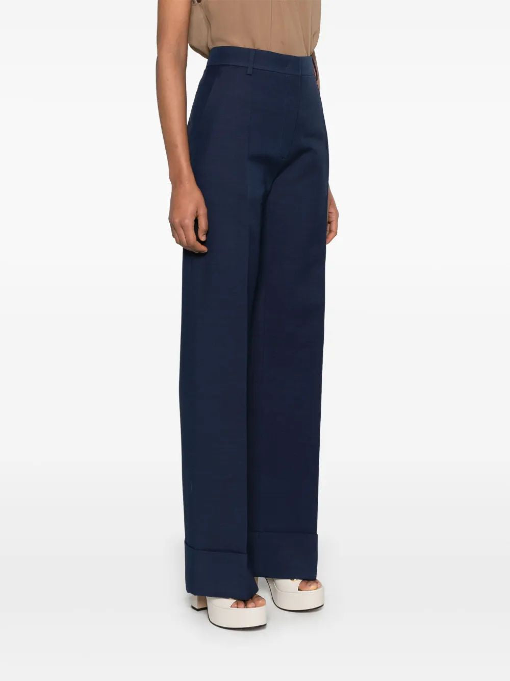 VALENTINO Wide Leg Pants for Women - SS25 Collection