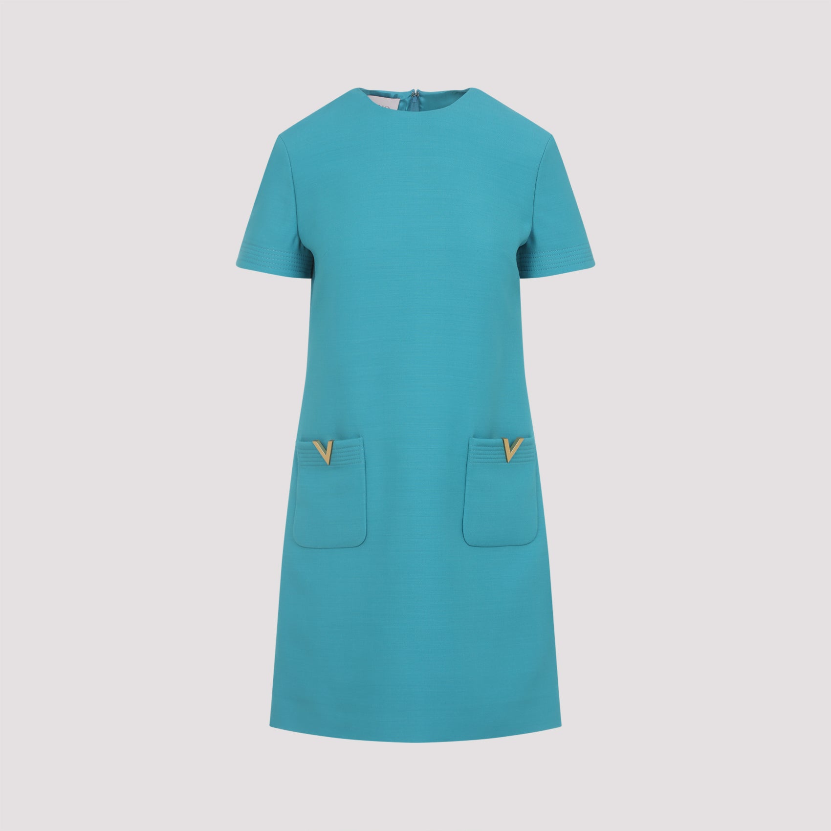VALENTINO Chic Women’s Virgin Wool Mini Dress