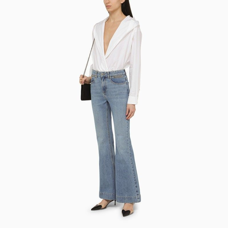 STELLA MCCARTNEY Wide Leg Vintage Denim Jeans