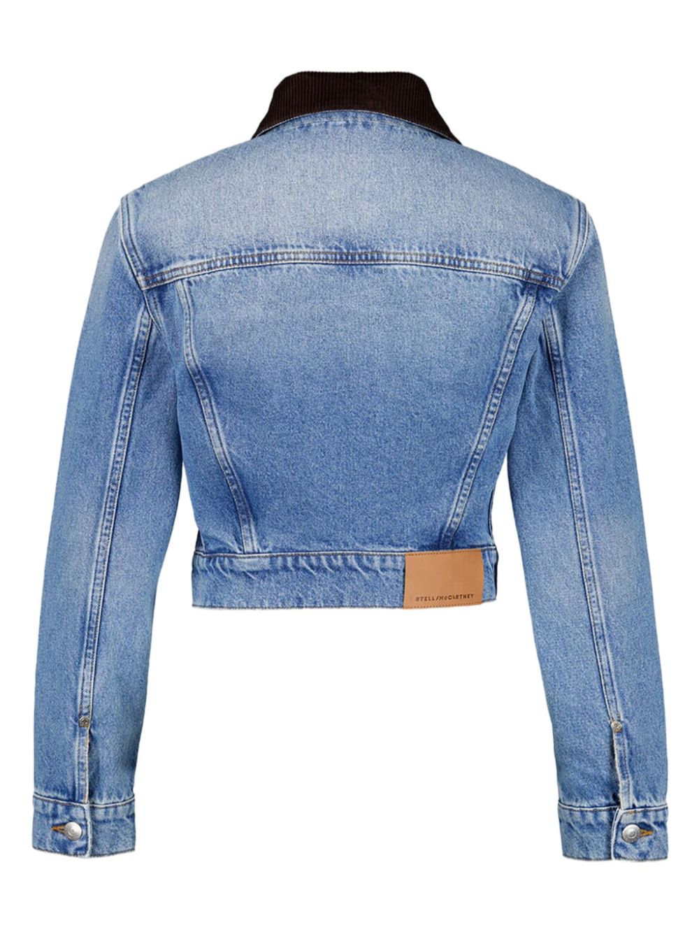 STELLA MCCARTNEY Women’s Denim Jacket with Front Button Fastening