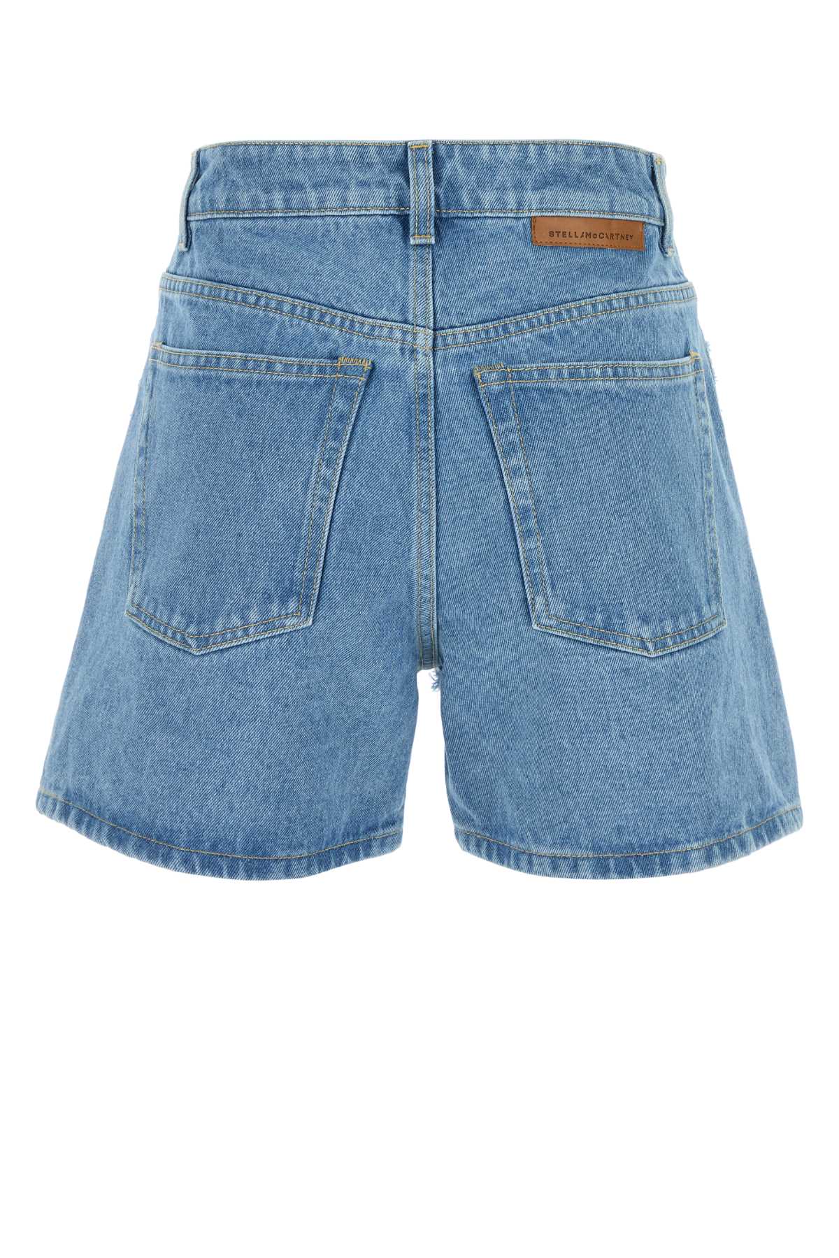 STELLA MCCARTNEY Women's Denim Mini Shorts