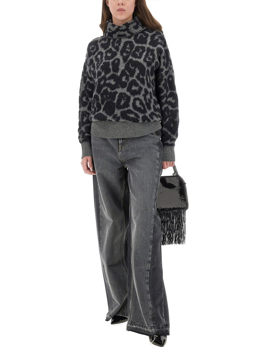 STELLA MCCARTNEY Cotton Blend High-Waisted Jeans for Women