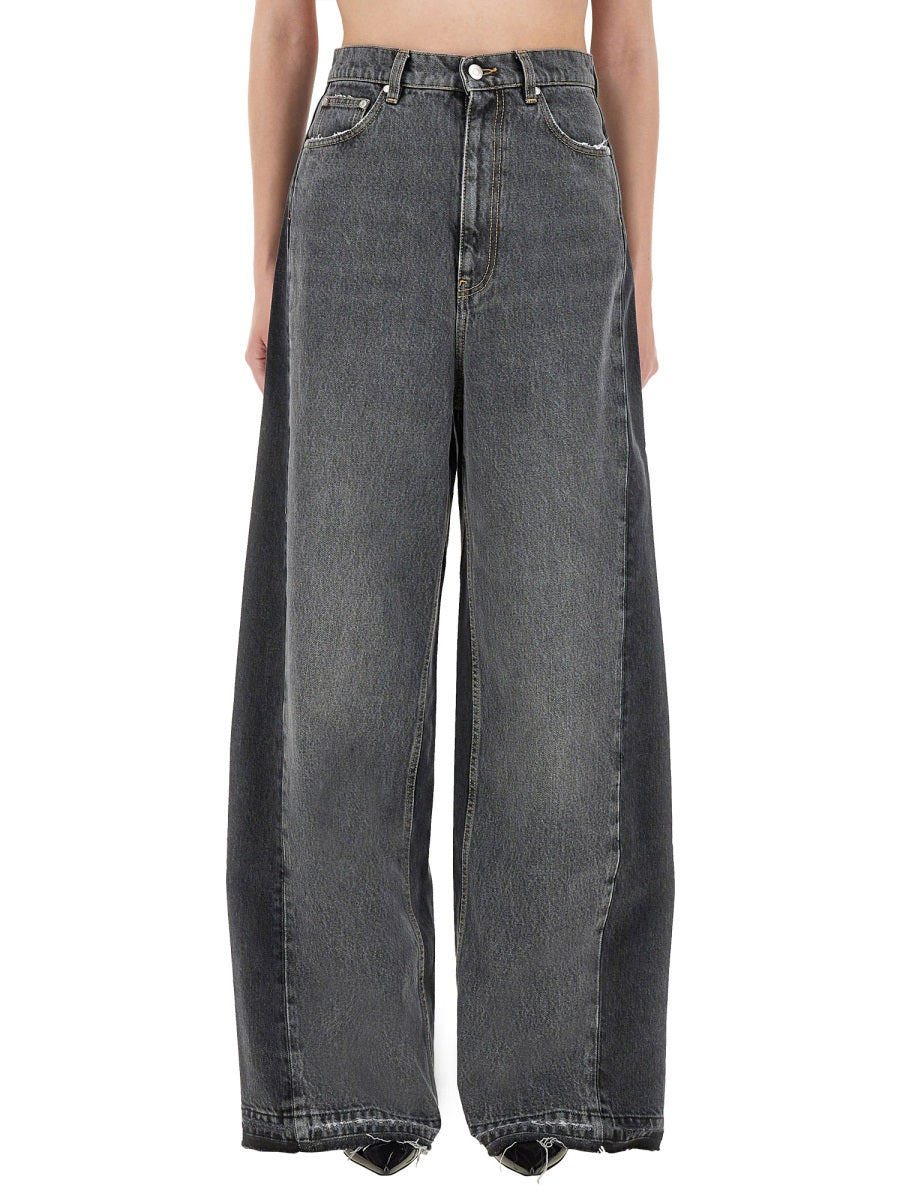 STELLA MCCARTNEY Cotton Blend Wide-Leg Trousers for Women