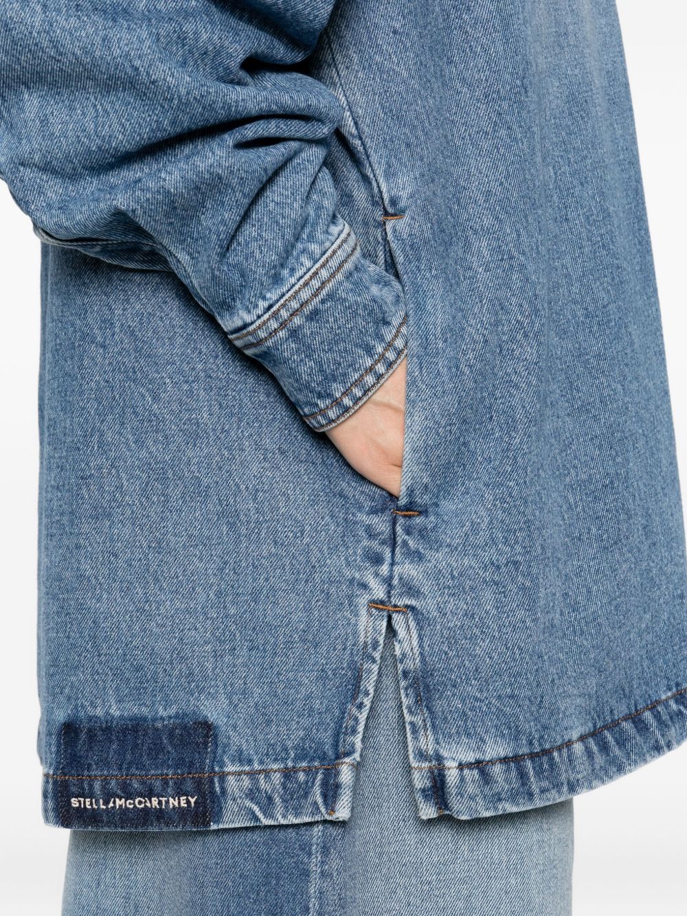 STELLA MCCARTNEY Cotton Button-Up Shirt with Flap Pockets