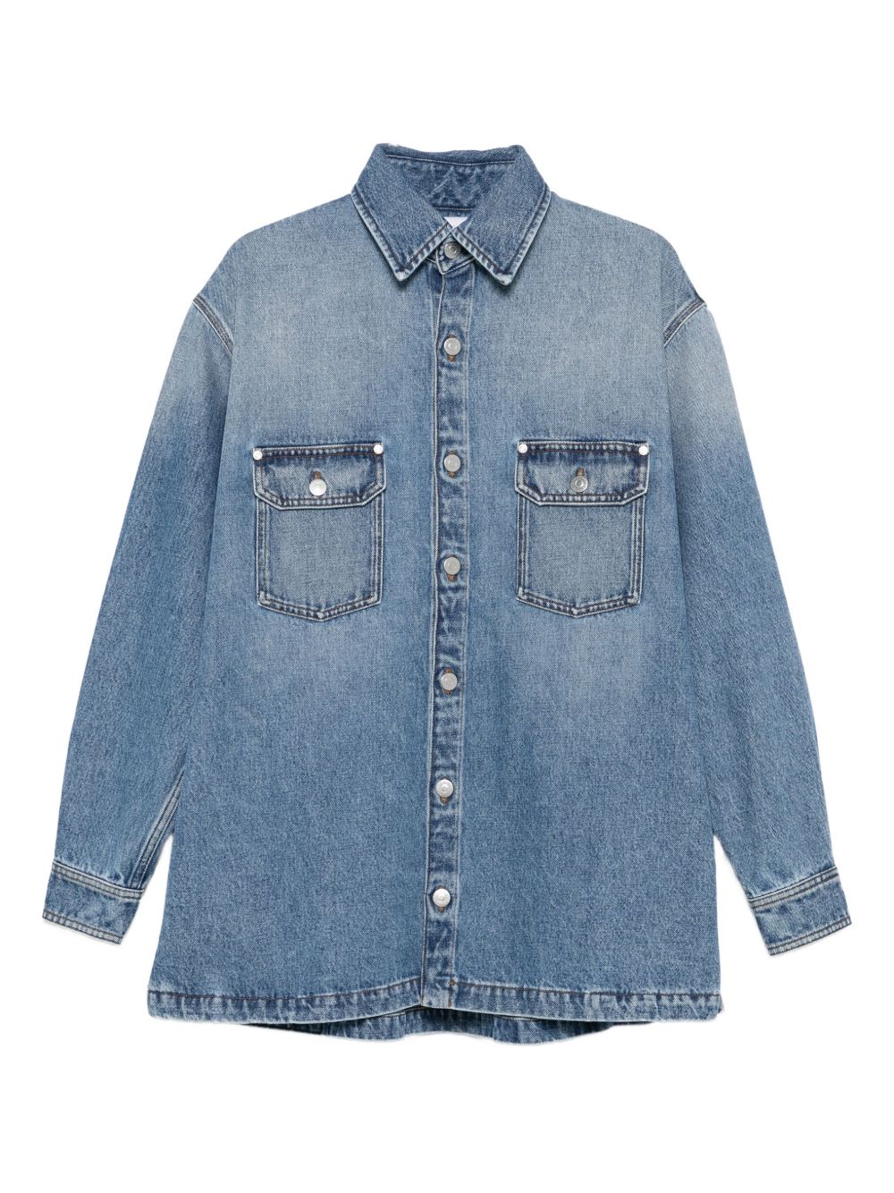 STELLA MCCARTNEY Cotton Button-Up Shirt with Flap Pockets