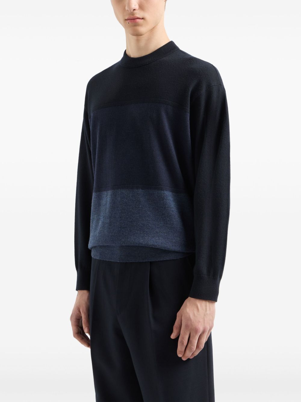 EMPORIO ARMANI Men's Classic Wool Pullover