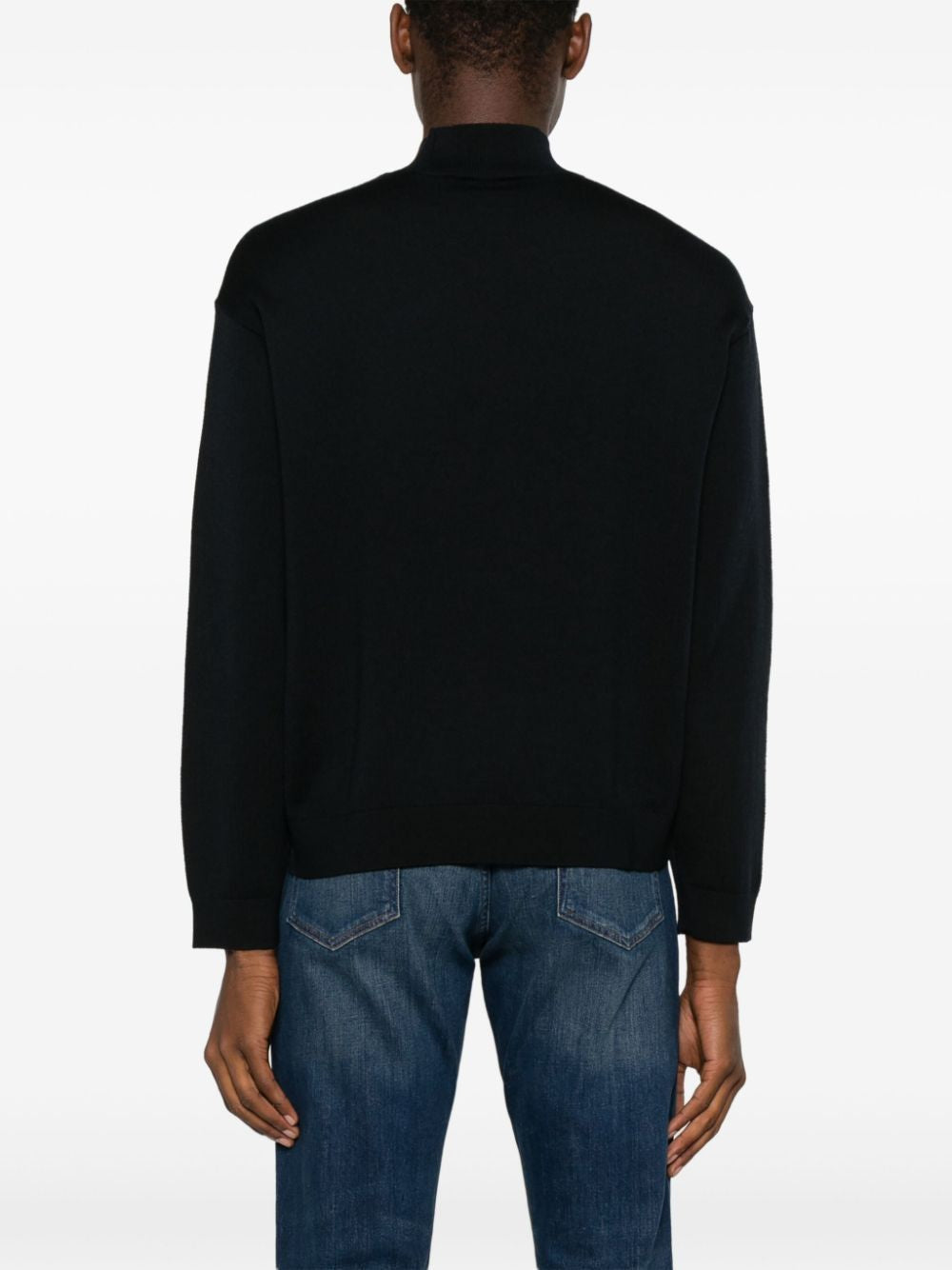 EMPORIO ARMANI Men's Mock Neck Sweater