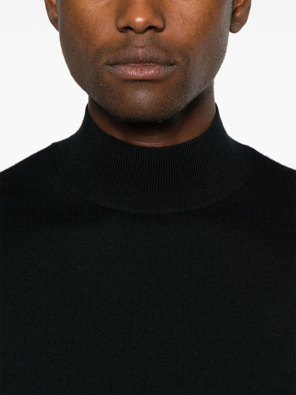 EMPORIO ARMANI Men's Mock Neck Sweater