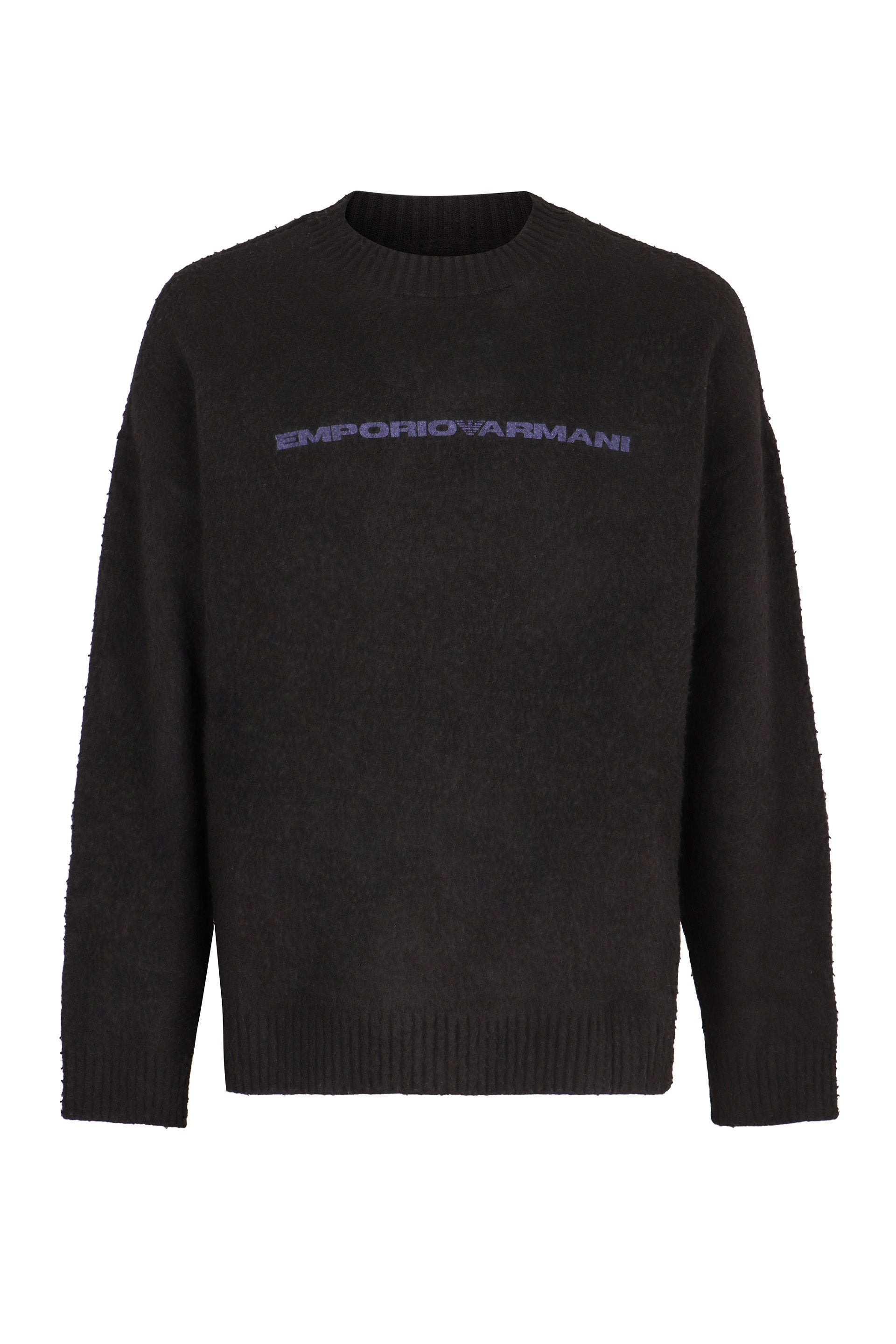 EMPORIO ARMANI Wool-Blend Crew-Neck Sweater for Men