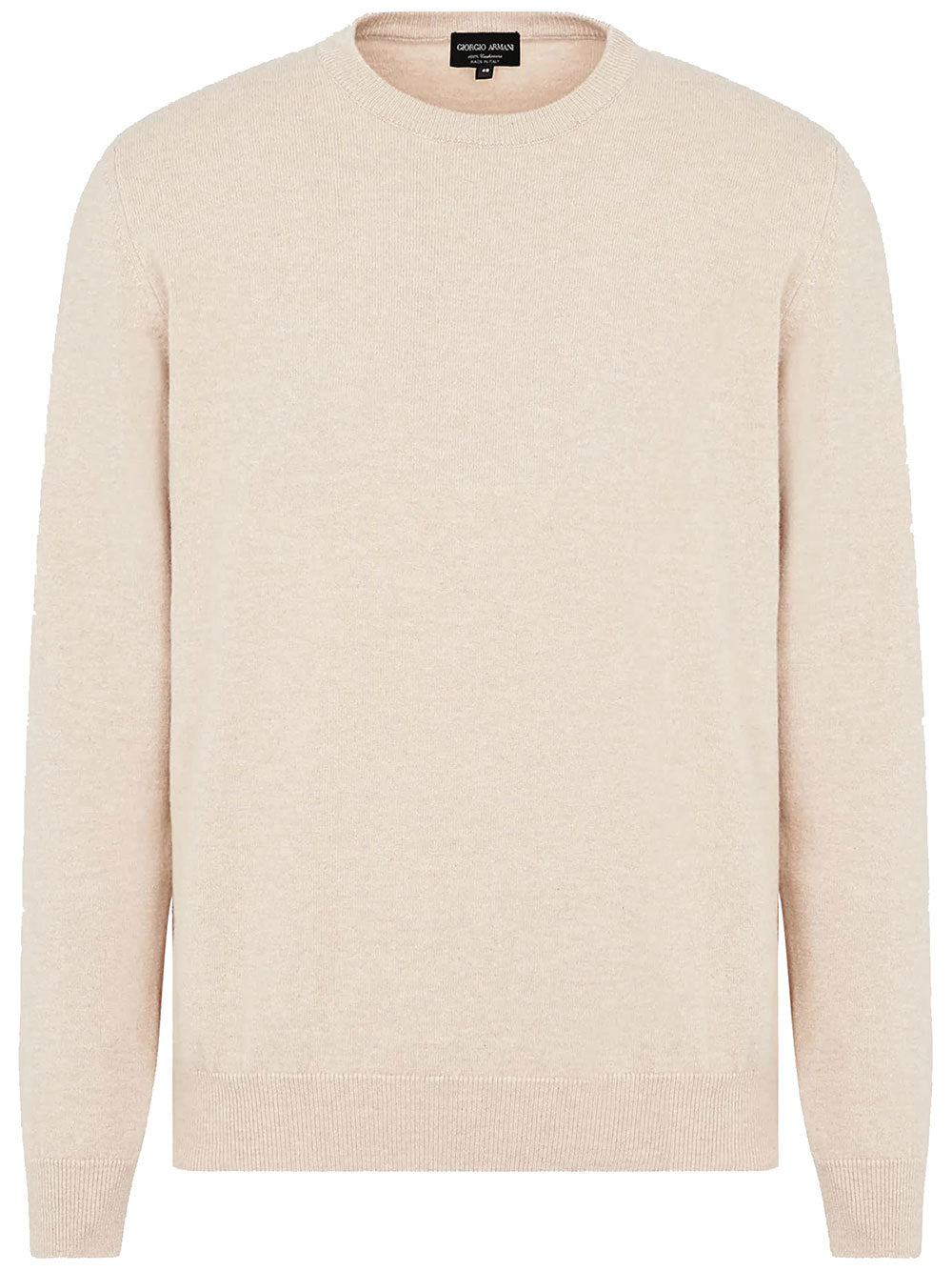 GIORGIO ARMANI Men's Roundneck Viscose Pullover - Fall/Winter 2023