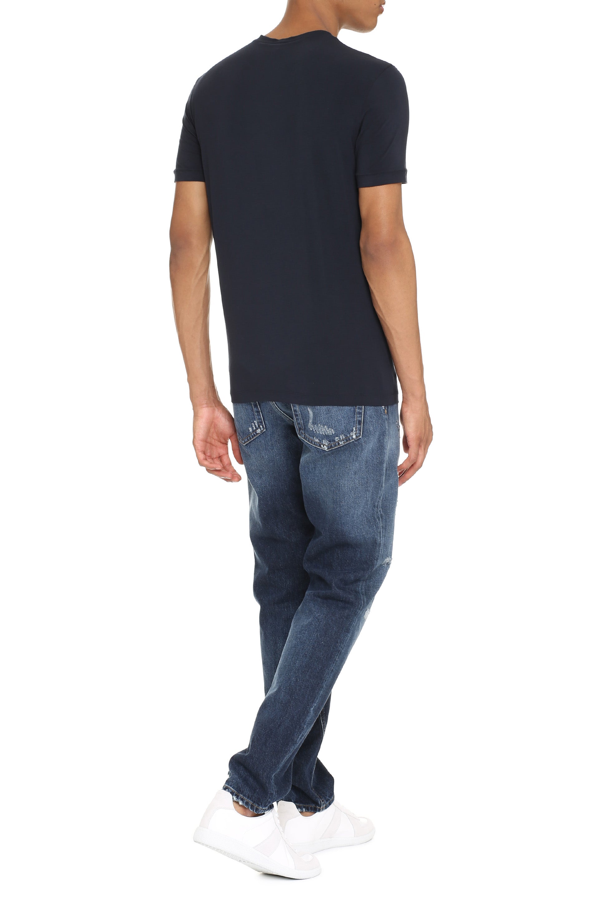 GIORGIO ARMANI Classic Logo T-Shirt for Men