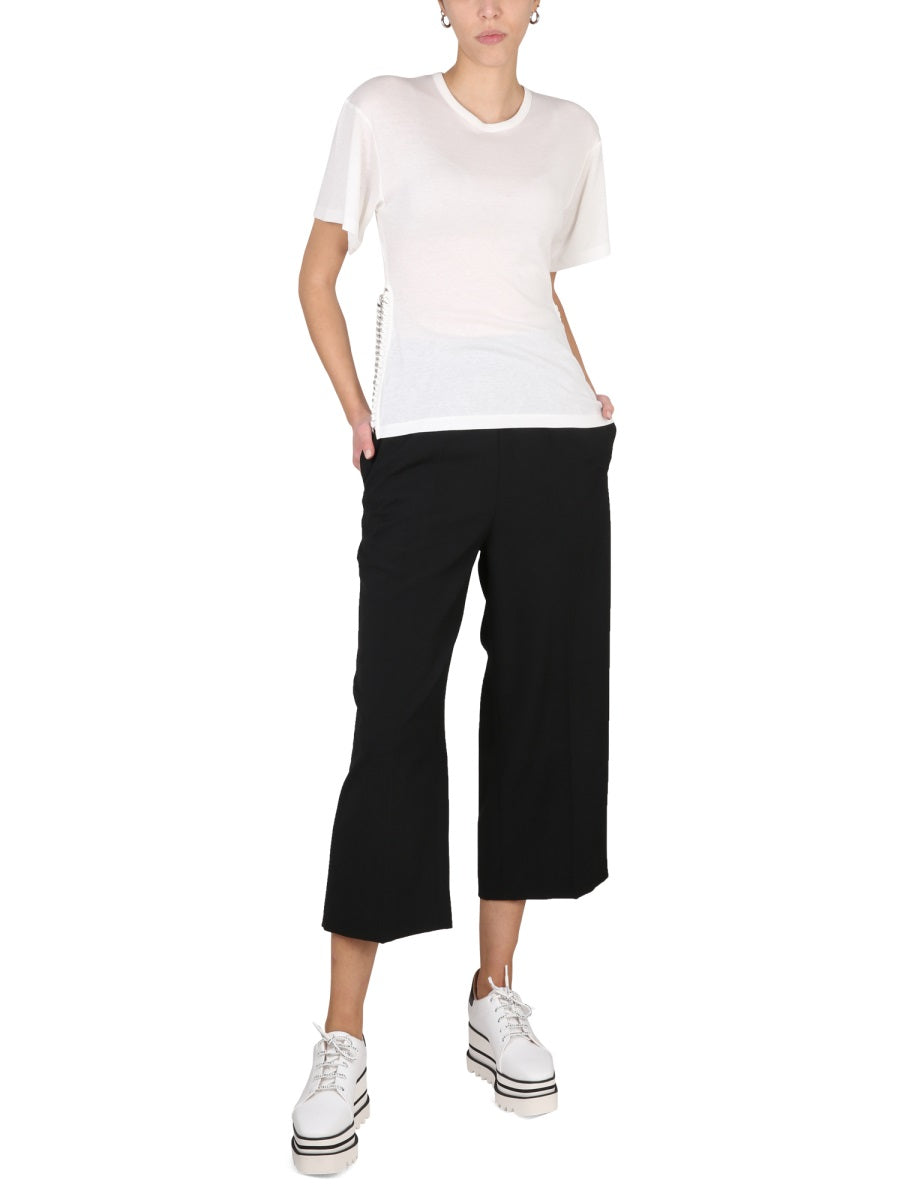 STELLA MCCARTNEY Chain Detail Crewneck Tee