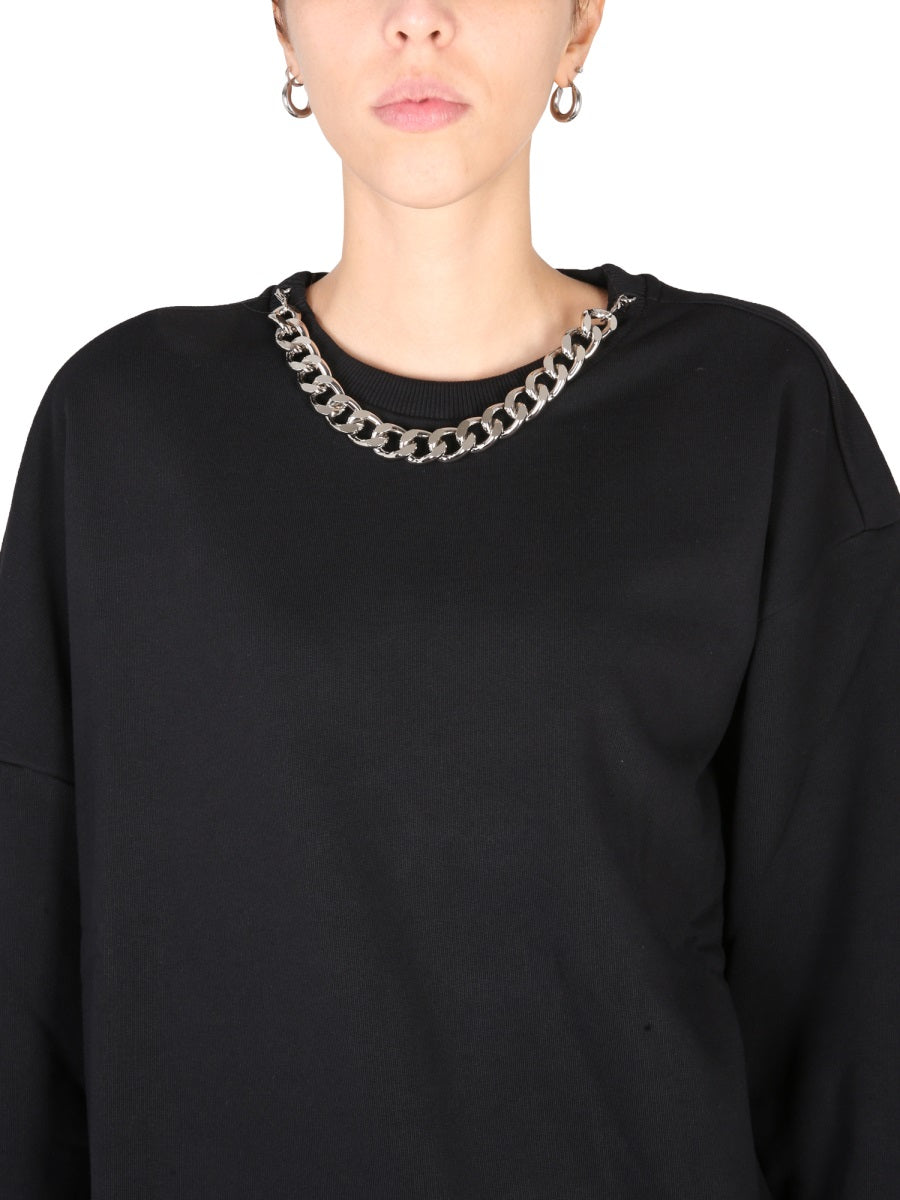 STELLA MCCARTNEY Sweatshirt with Chain Detail