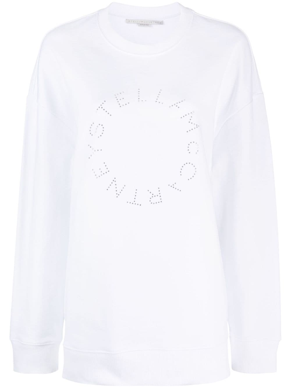 STELLA MCCARTNEY Hotfix Rhinestone Logo Sweatshirt