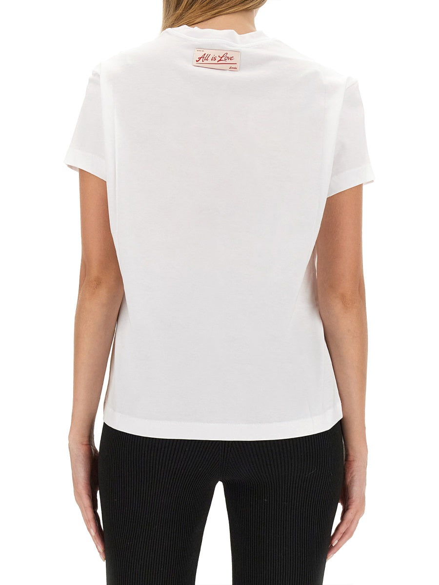 STELLA MCCARTNEY Logo T-Shirt - Regular Fit Size S
