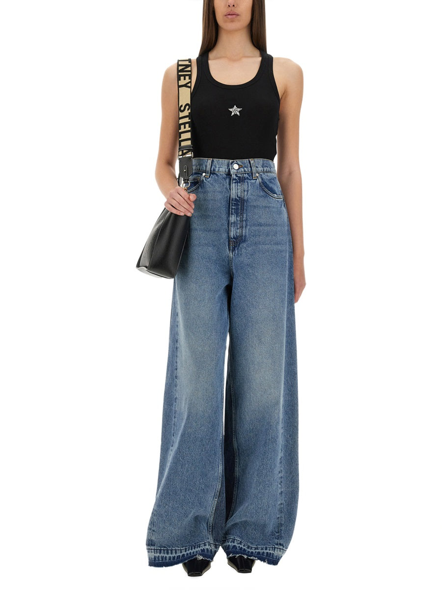 STELLA McCARTNEY Crystal Mini Star Tank Top - Slim Fit