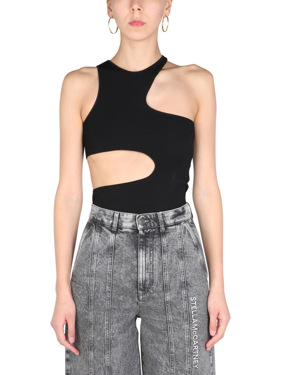 STELLA MCCARTNEY Chic Compact Top with Cut-Out Details