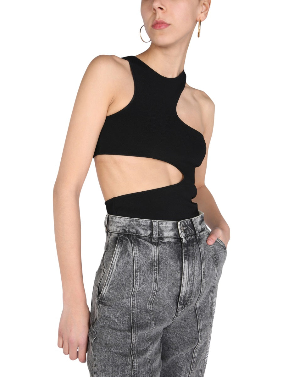 STELLA MCCARTNEY Chic Compact Top with Cut-Out Details