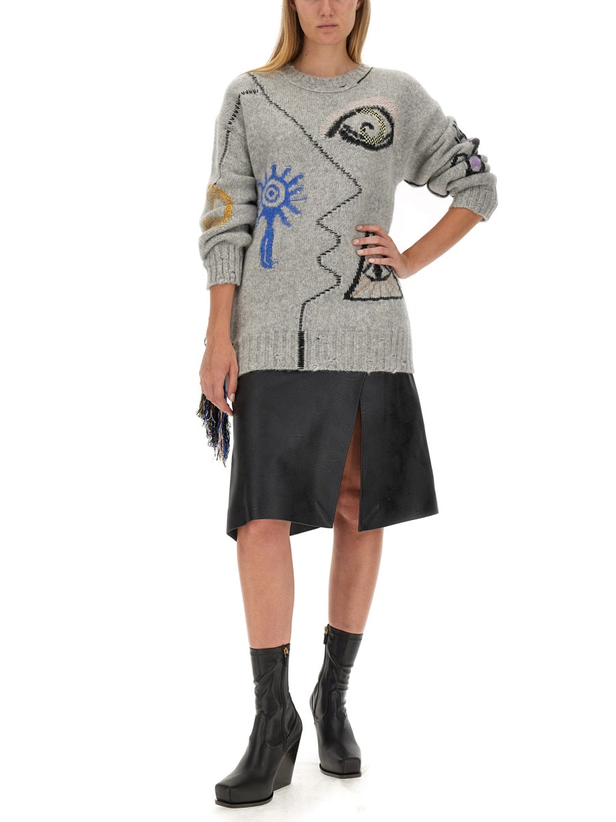 STELLA MCCARTNEY Comfort Fit Artwork Shirt for Women - Size S